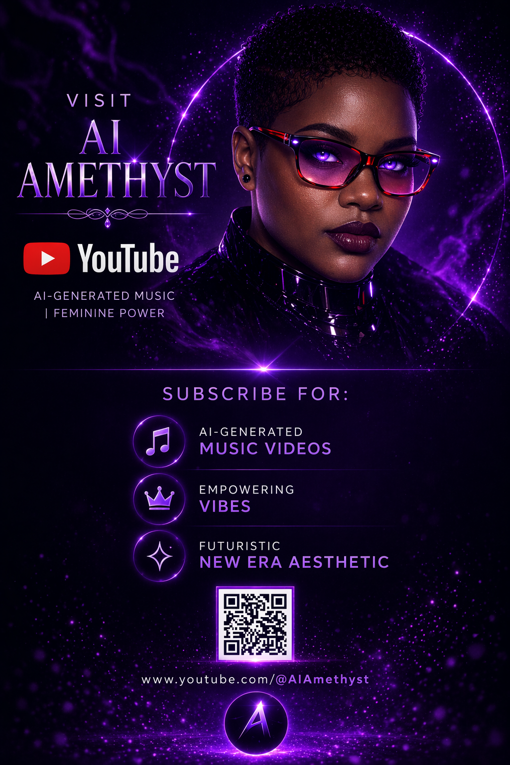 AI Amethyst YouTube poster
